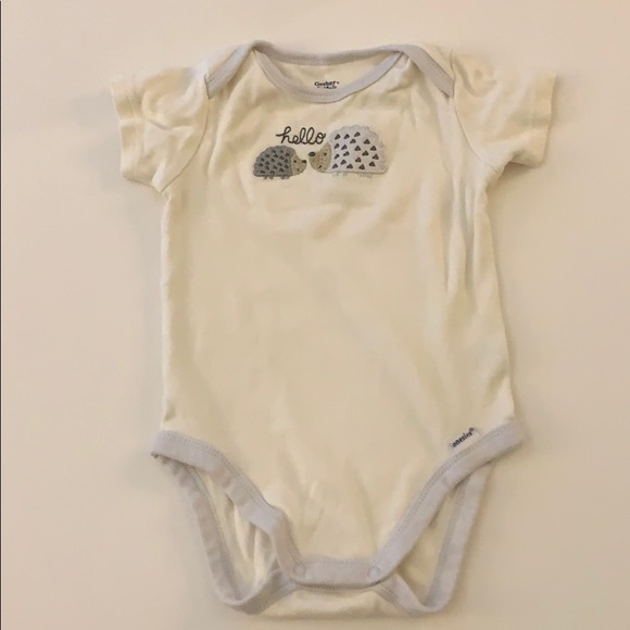 hedgehog baby onesie